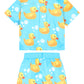 Kids Pyjama Set in Rubber Ducks