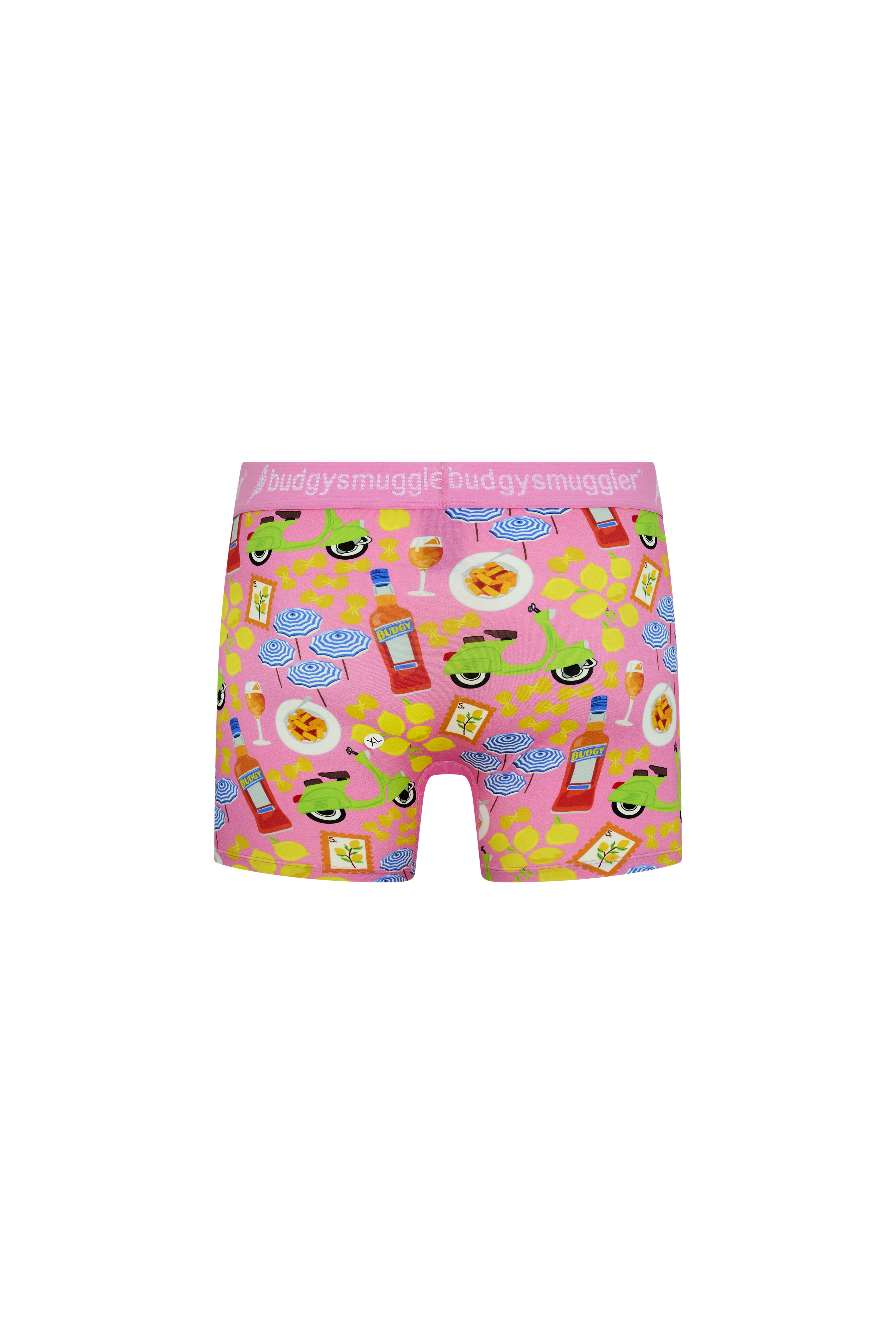 Men's Underwear Trunks in Pink Amalfi