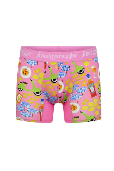 Men's Underwear Trunks in Pink Amalfi