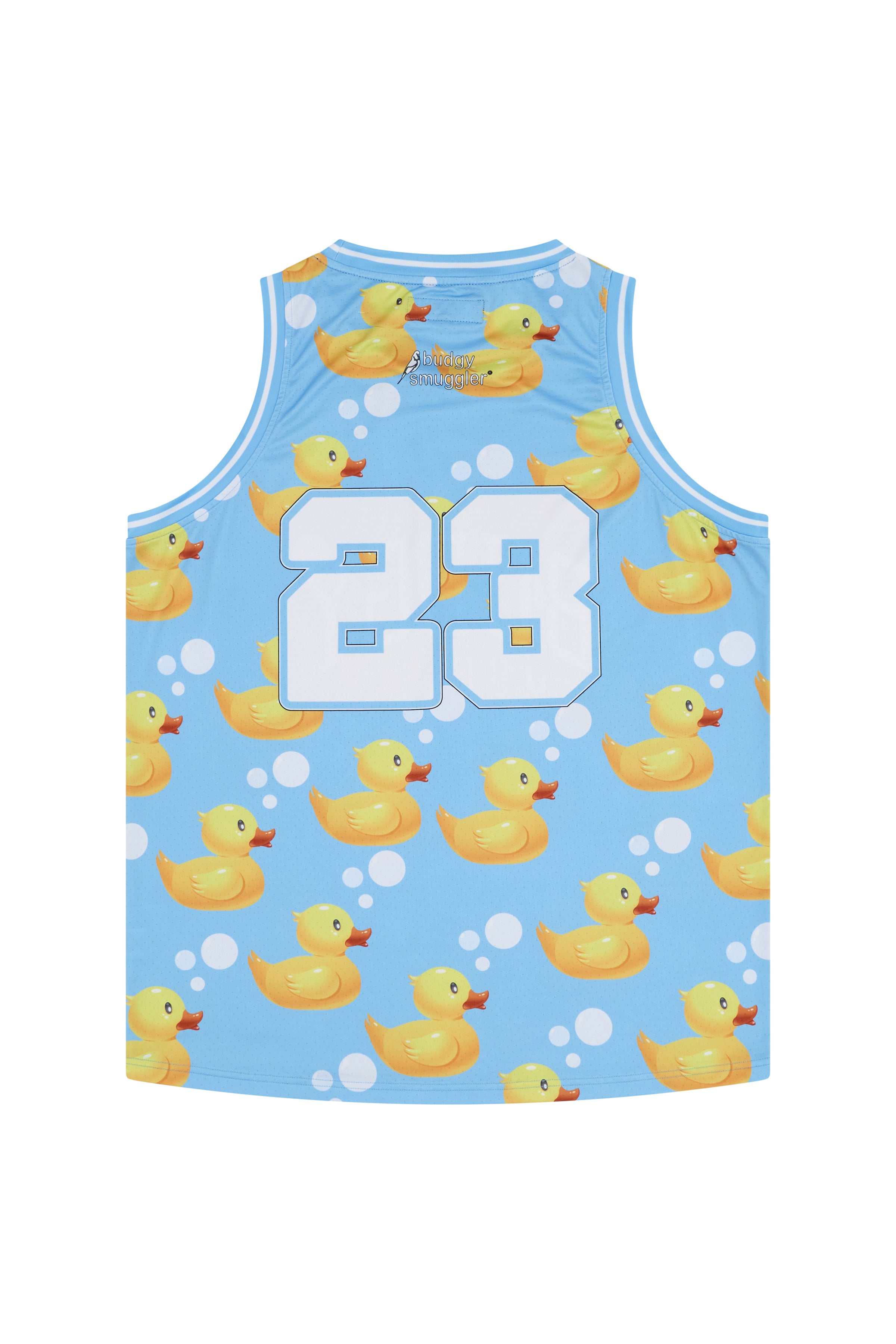 Basketball Singlet in Rubber Ducks