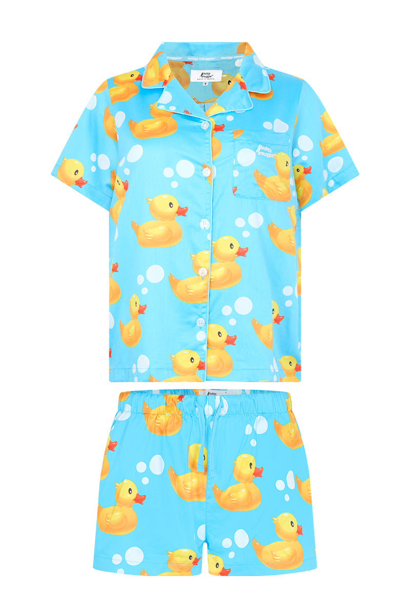 Women's Pyjama Set in Rubber Ducks