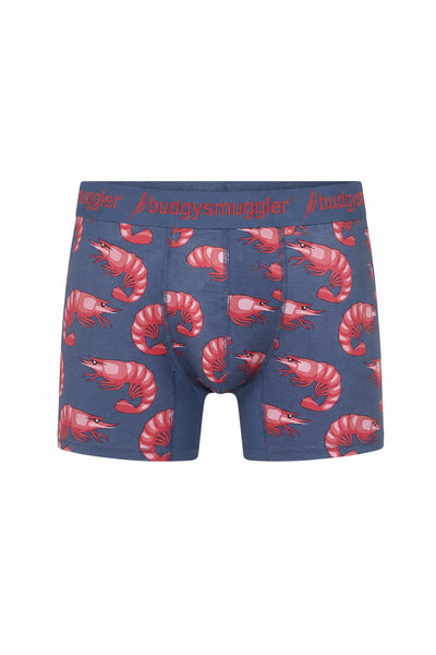 Men's Underwear Trunks in Navy Prawns