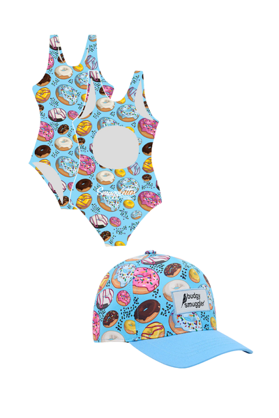 Girls Swim and Cap Bundle In Aussie Battlers