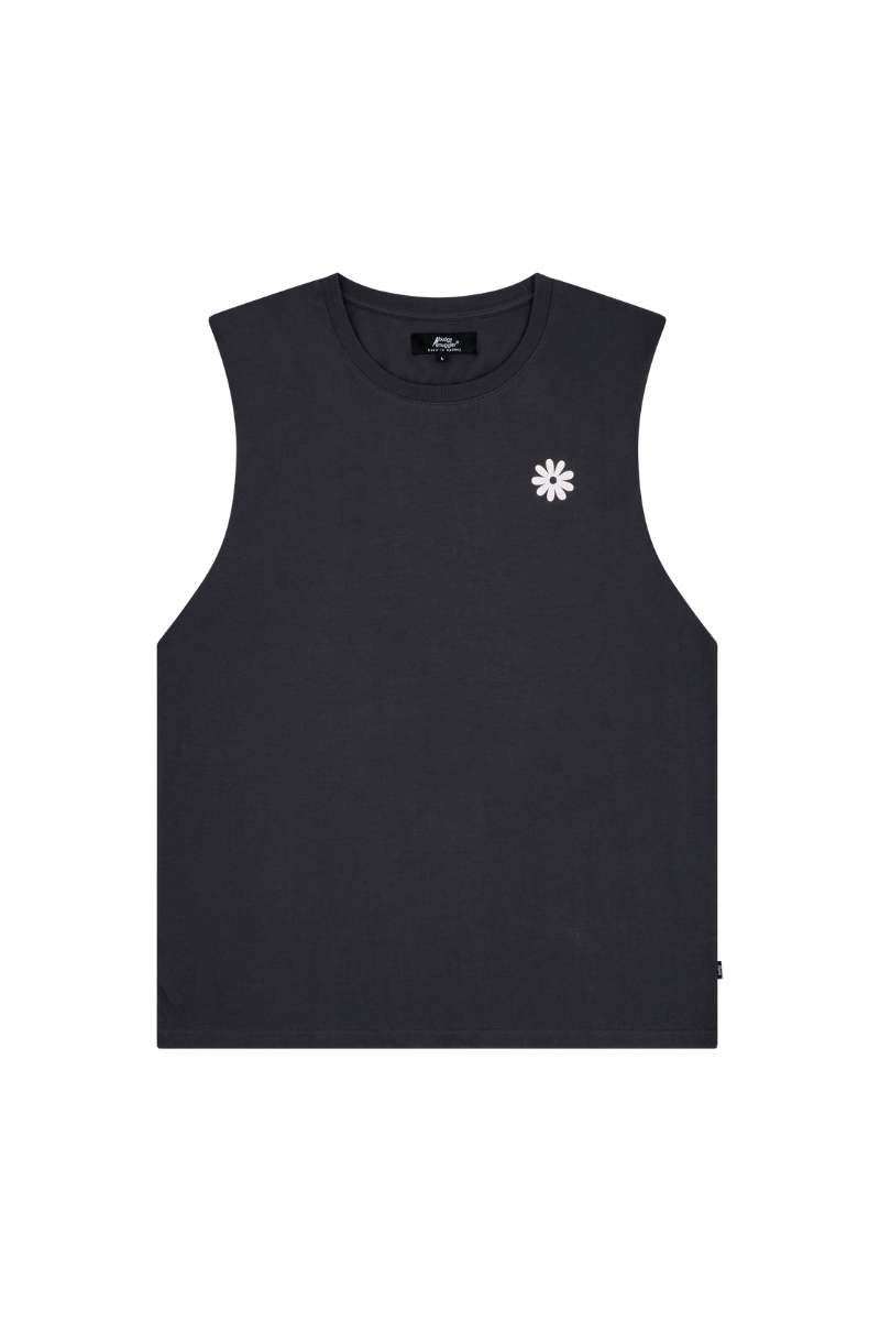 Charcoal Singlet with Summer