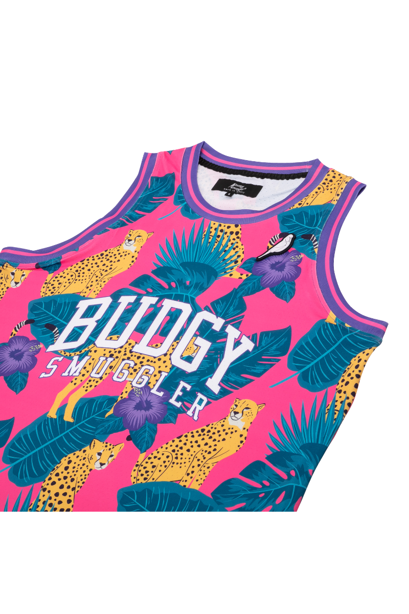 Basketball Singlet in Cheeky Cheetahs