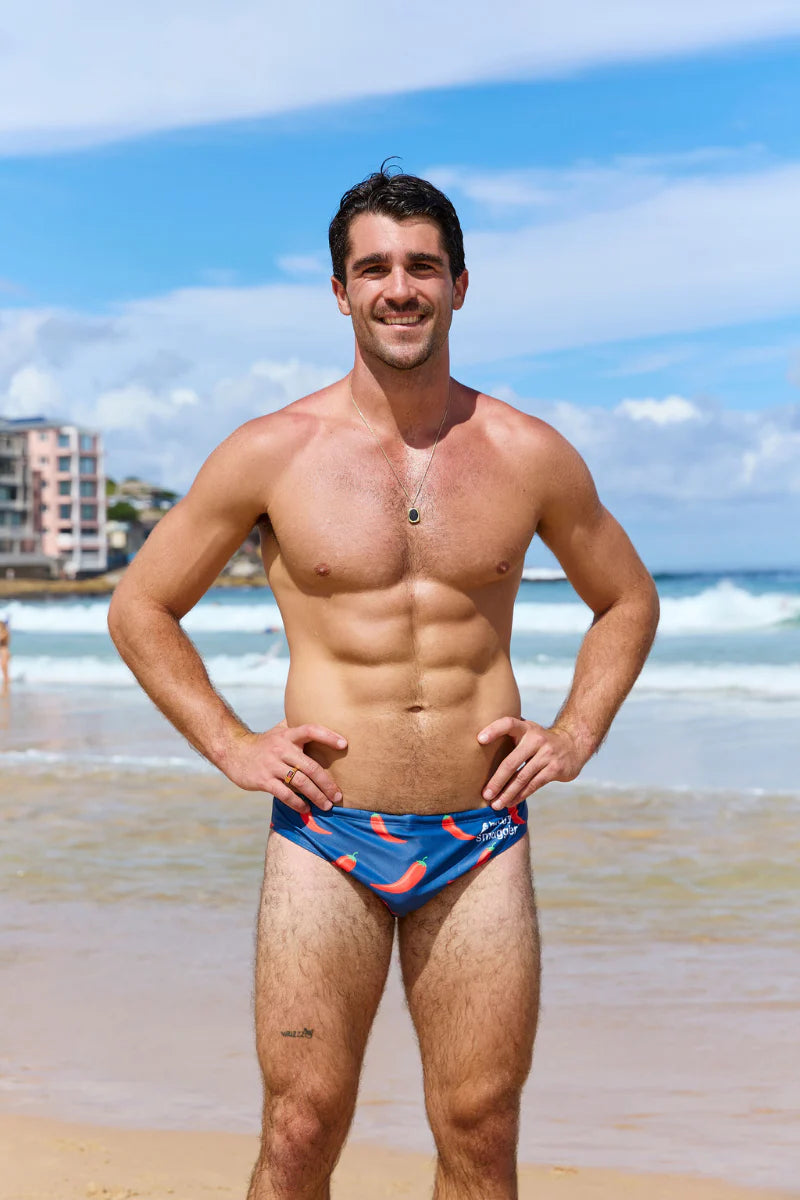 Mens Swim and Underwear Bundle in Chilli Willies