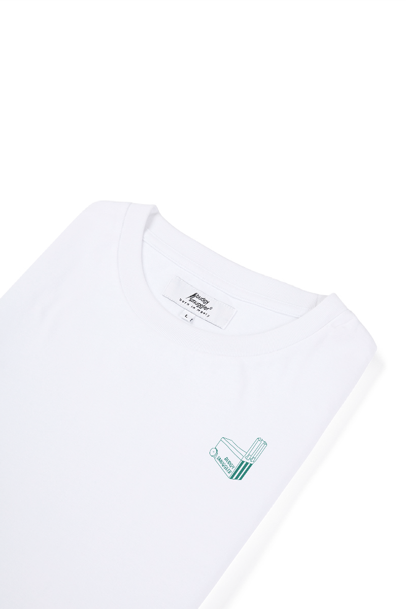 White Tee with Cricket Wickets