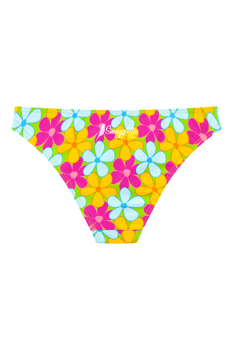 Shelly Bottom in Fluro Flowers