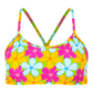 Freshwater Top in Fluro Flowers