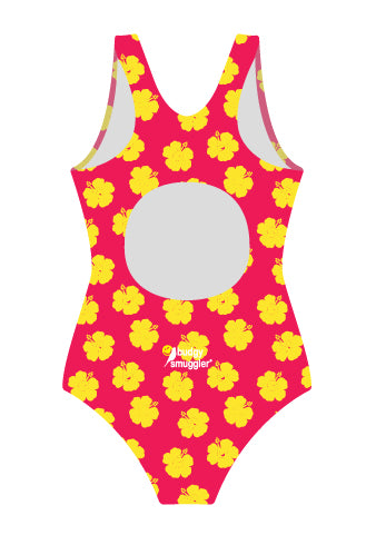 Girls One Piece in SmileyWorld™ Hibiscus