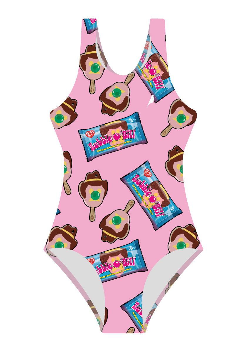Girls One Piece in Pink Bubble O'Bill
