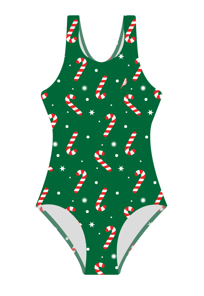 Girls One Piece in Budgy Christmas 2025