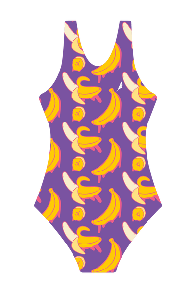 Girls One Piece in Drippy Bananas