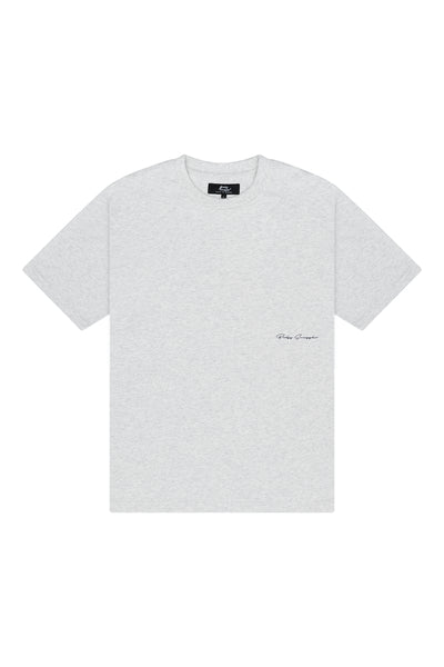 Heavyweight Light Marle Tee in Budgy