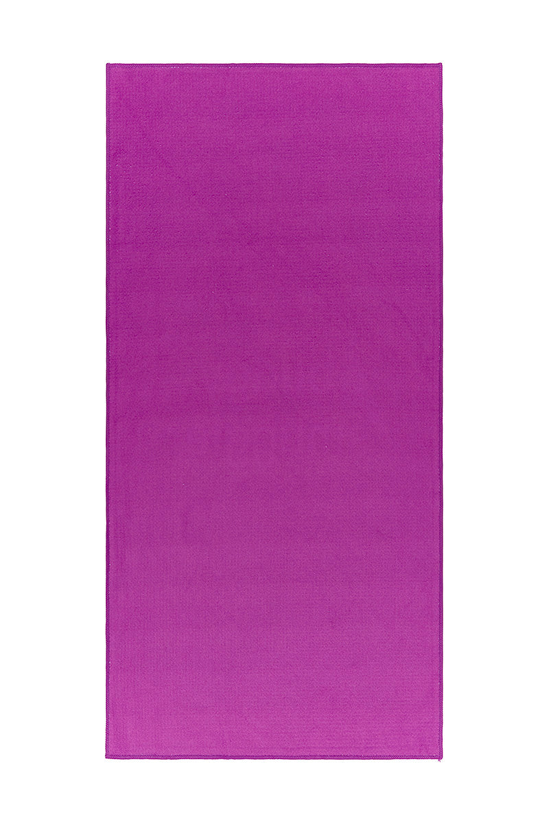 Double Sided Towel in Obscene Aubergine | Small Logo