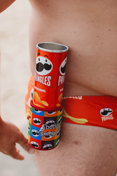 Stubby Holder in Pringles Checkered