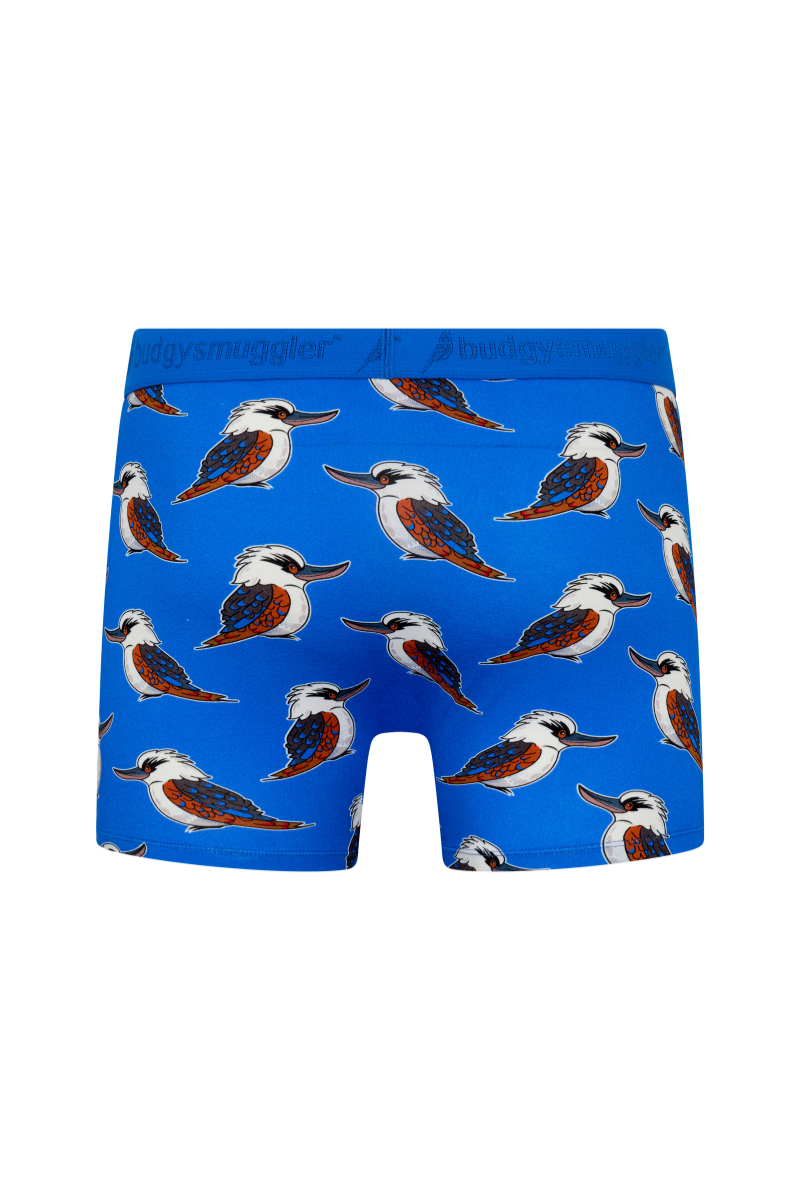 Men's Underwear Trunks in Blue Kookaburra