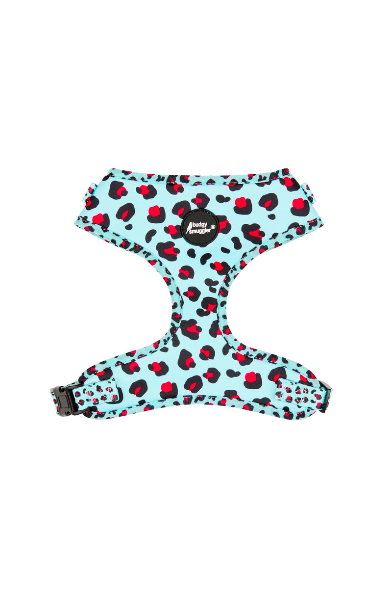 Pet Adjustable Harness in Neon Jungle