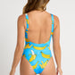 Scoop One Piece in Blue Bananas