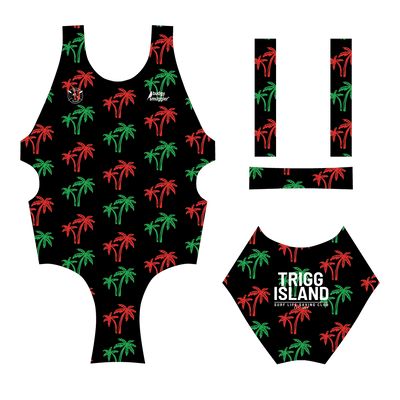 Women's Thick Strap Racer Trigg Island SLSC Palms | Made to Order