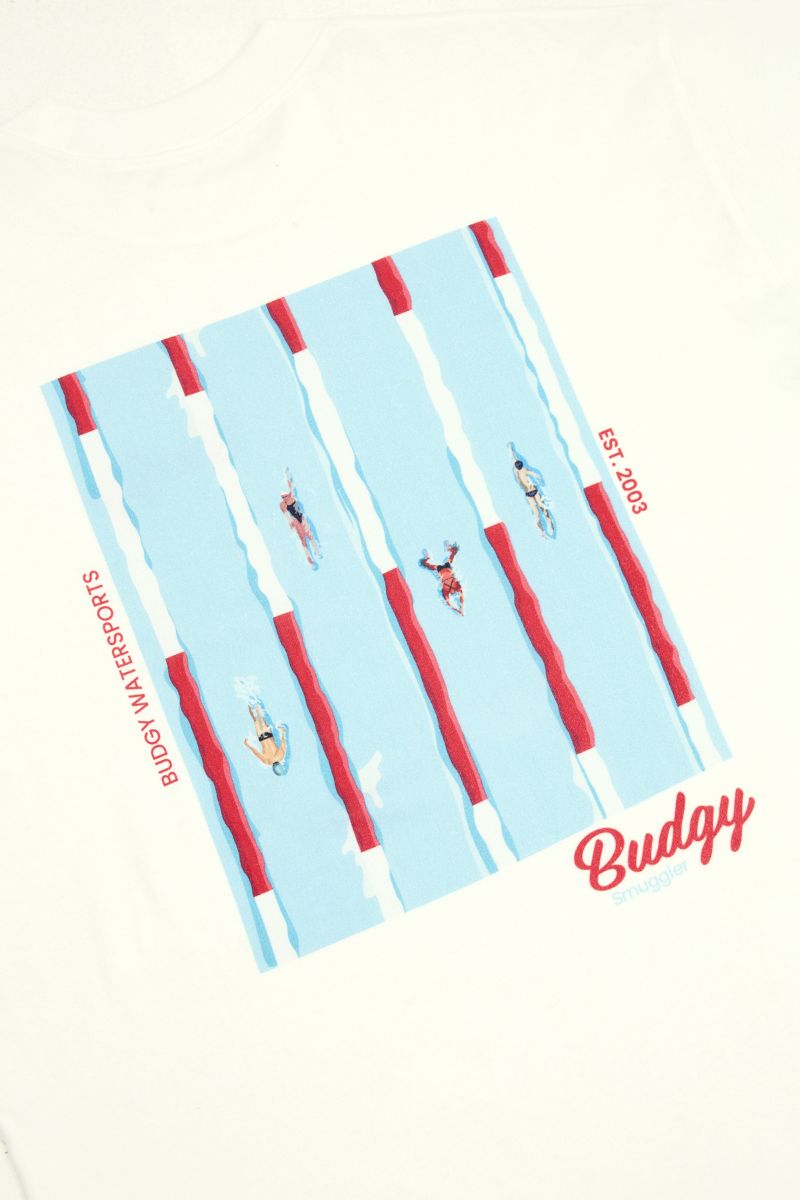 White Long Sleeve Tee with Watersports