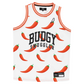 Basketball Singlet in White Chilli Willies