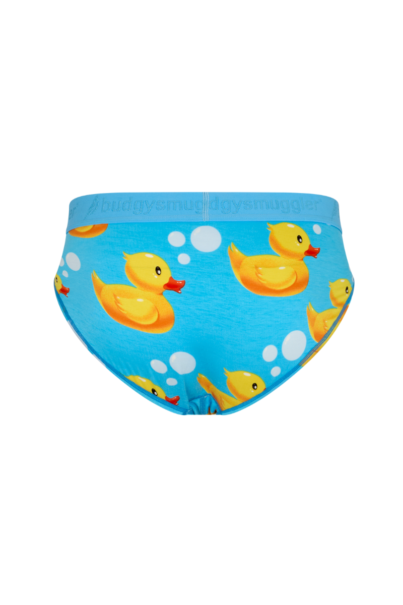Rubber Ducks men’s brief underwear lifestyle shot
