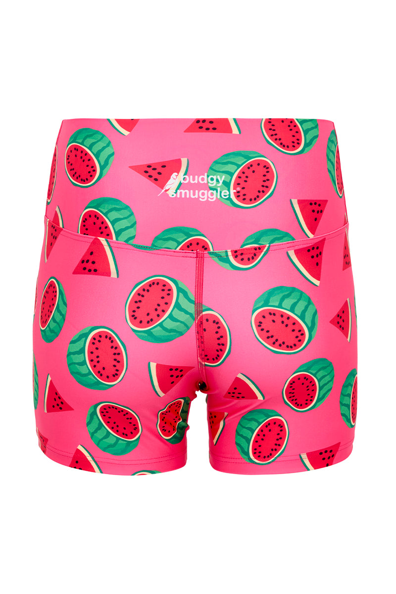 Booty Shorts in Watermelon Sugar Thighs