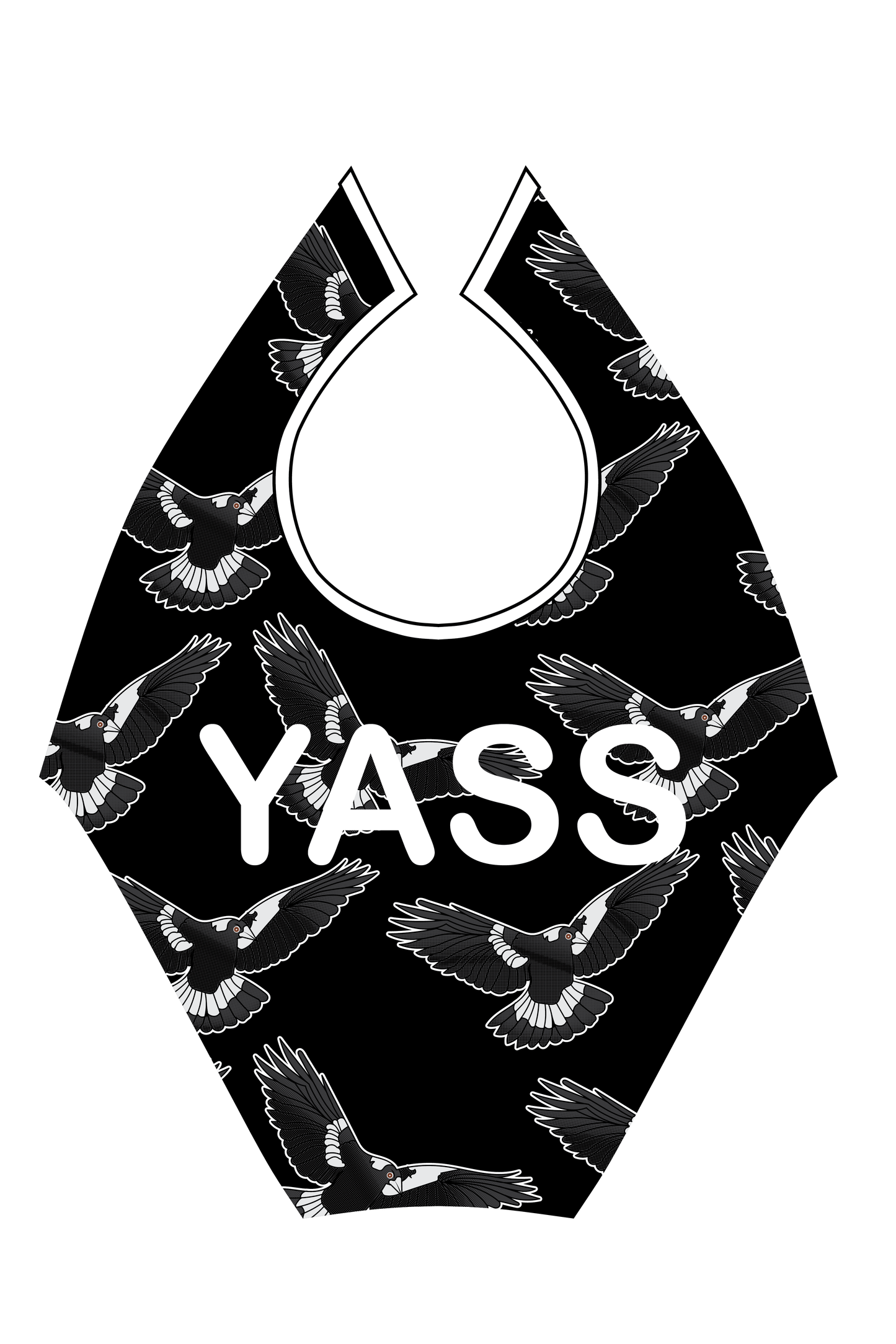 Yass Magpies One Piece / Made to Order