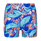 Booty Shorts in Blue Whale