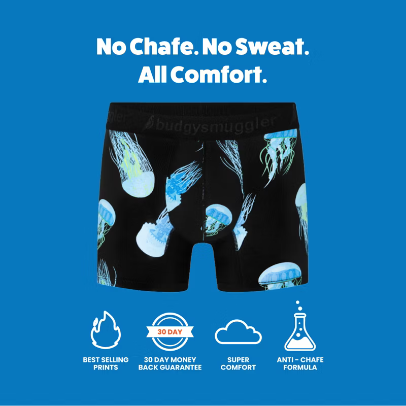Men's Underwear Trunks in Box Jelly Fish