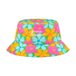 Bucket Hat 2.0 in Fluro Flowers