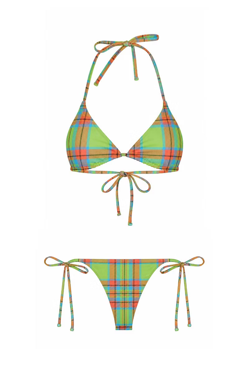 Tallows Tri Top in Checked In