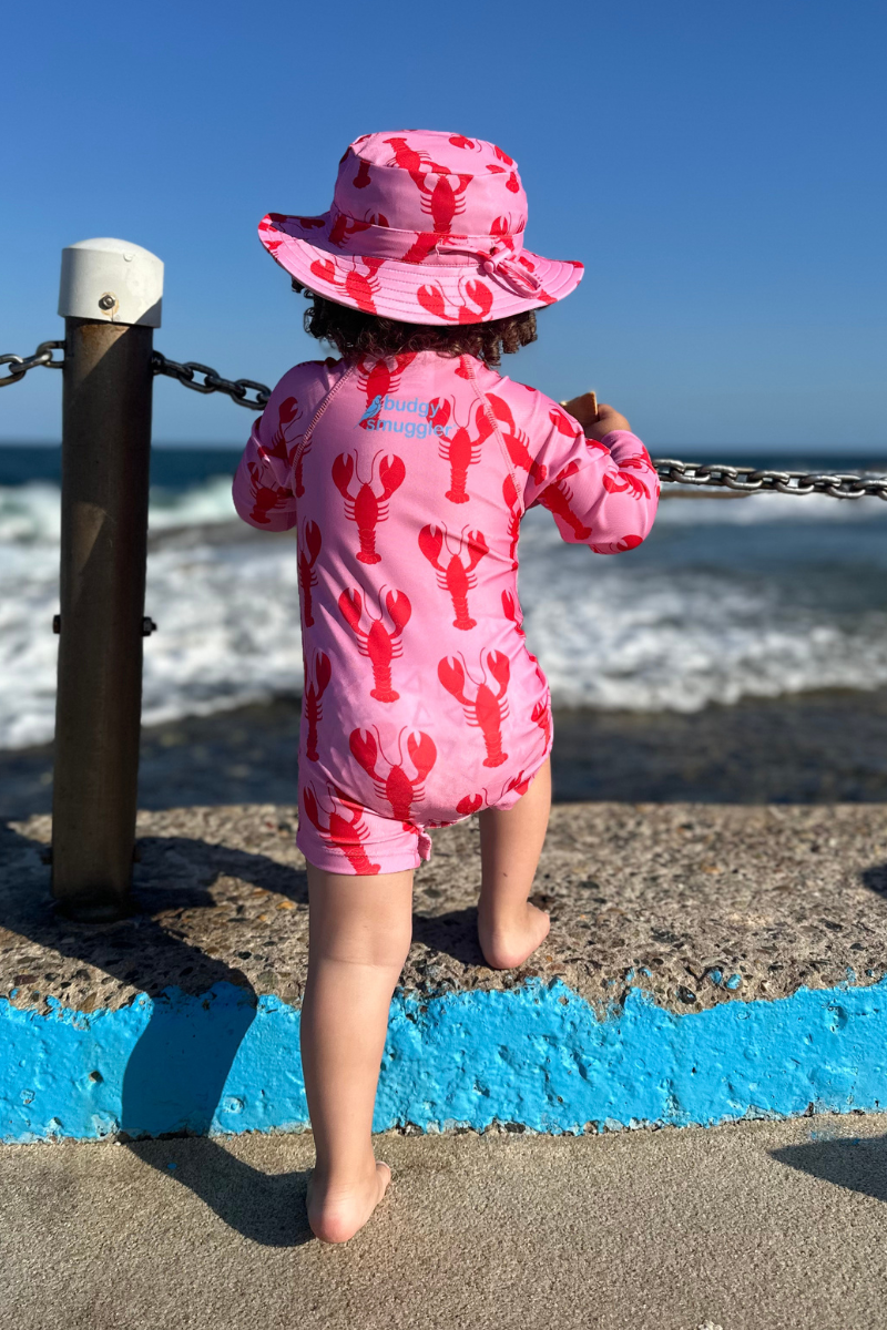 Kids Onesie Swim Bundle in Lobsters UPF 50+