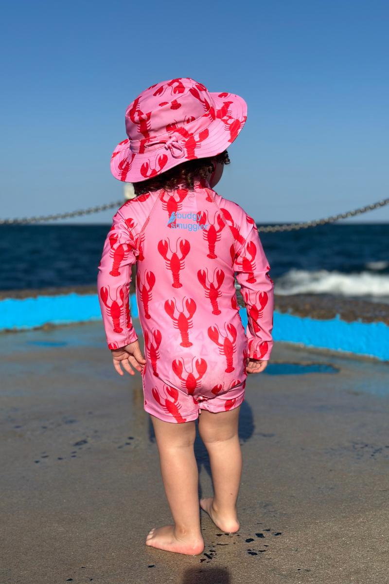 Kids Onesie Swim Bundle in Lobsters UPF 50+