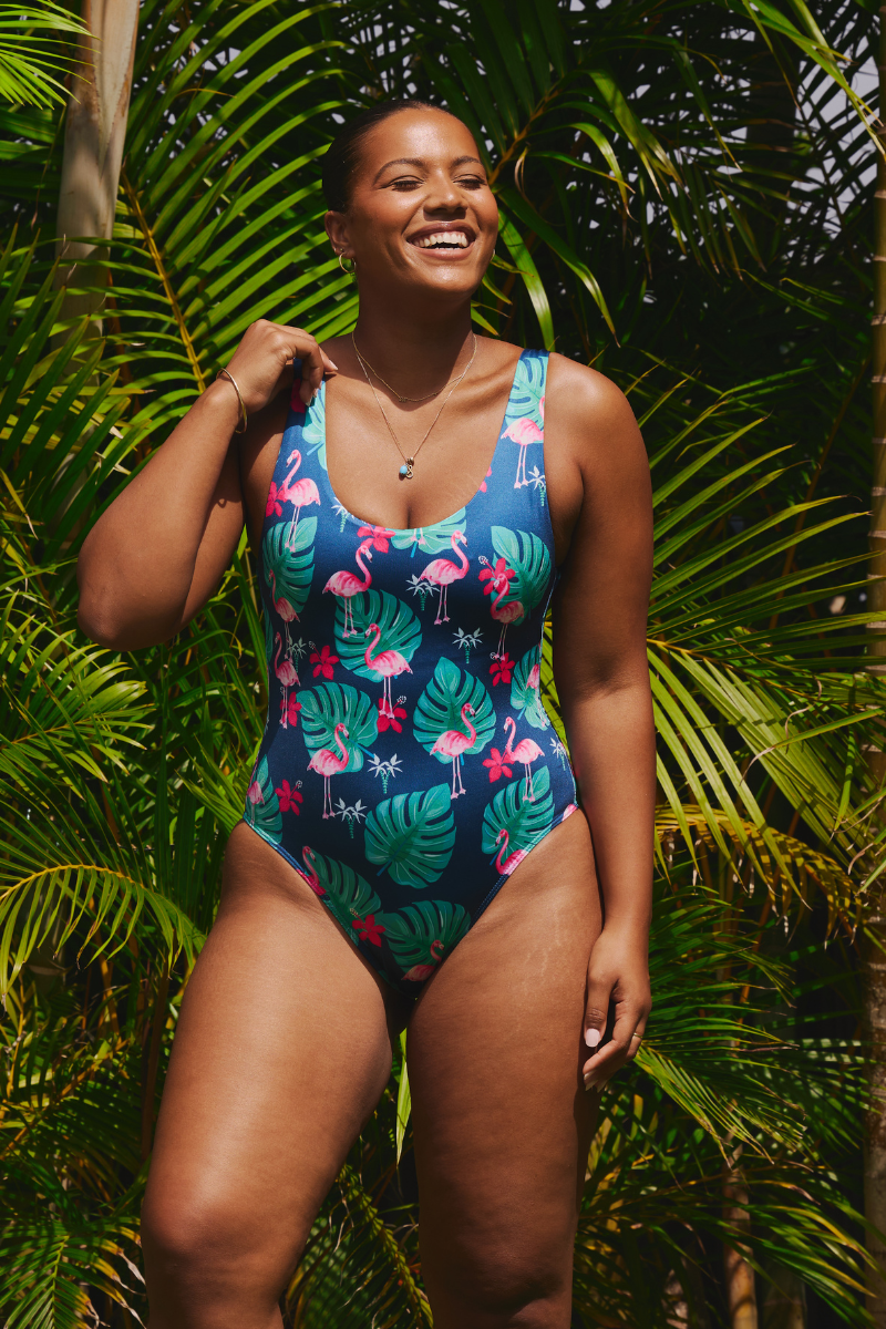 Scoop One Piece in Flamingos