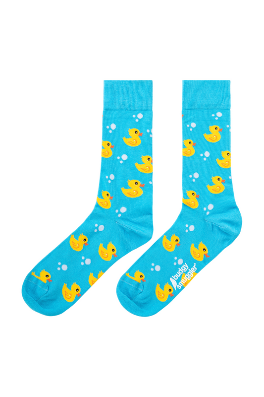 Budgy Socks in Rubber Ducks