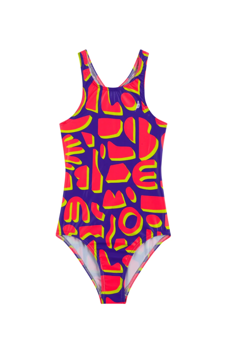 Girls One Piece in Hectic Geometric