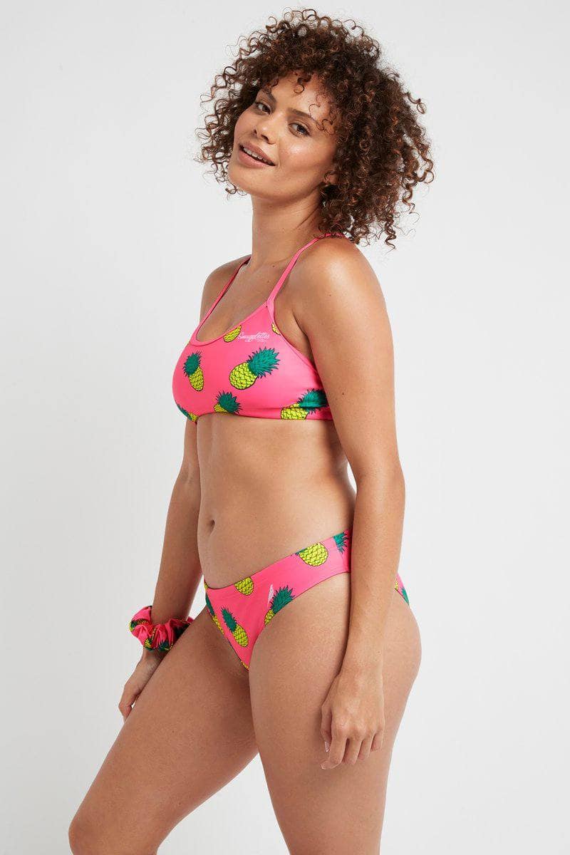 Fairlight Bottom in Pink Pineapples