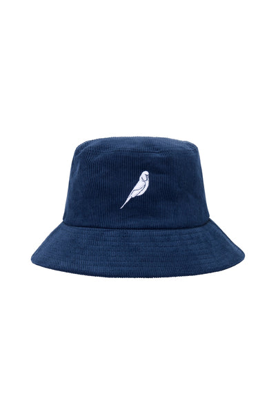 Bucket Hat in Navy Cord